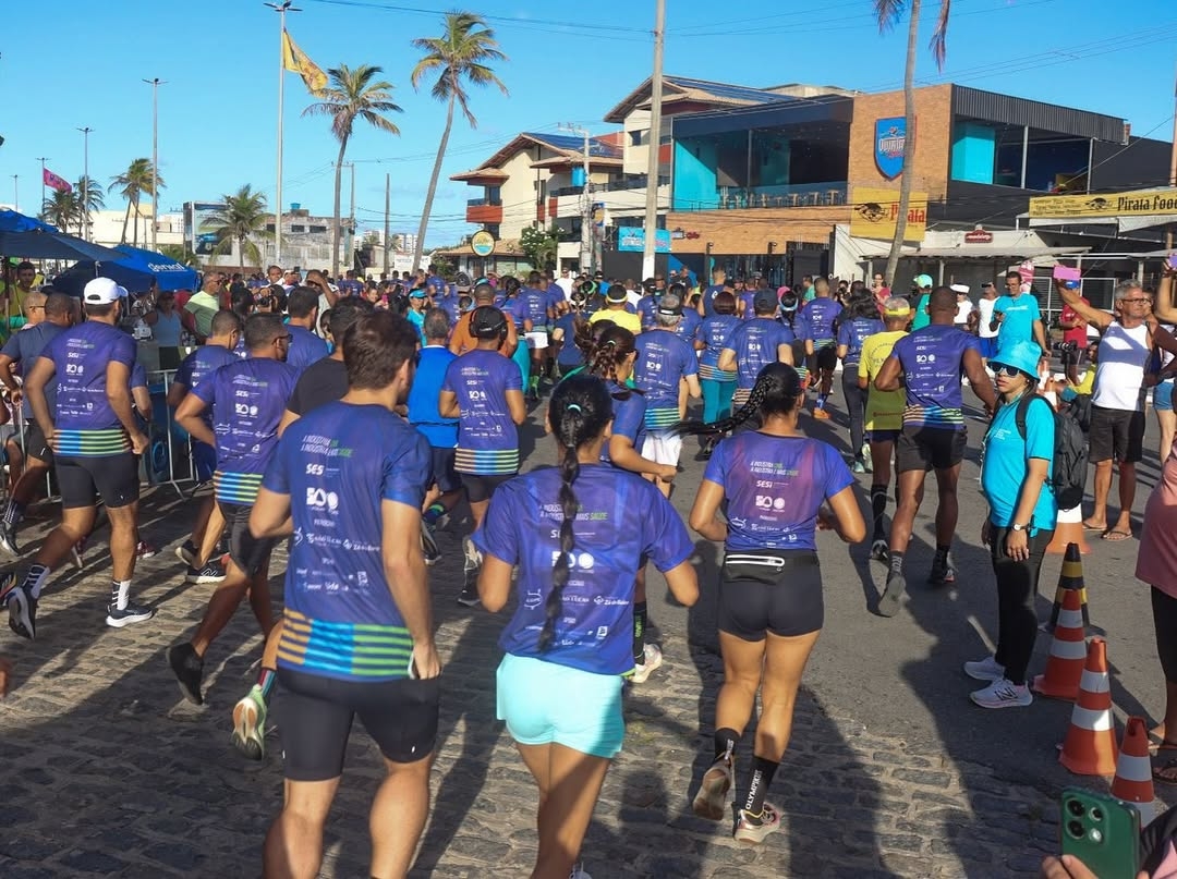 A manhã desta quinta-feira, no feriado do Dia do Trabalhador, foi de celebração ao esporte e ao bem-