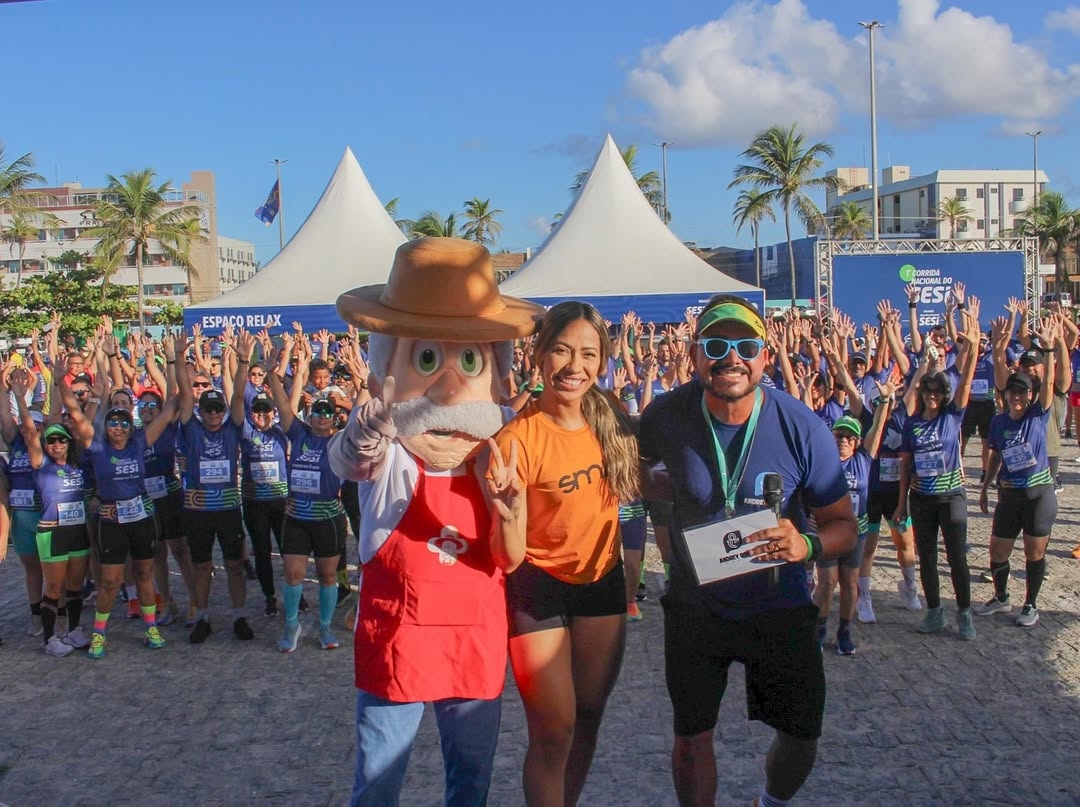 A manhã desta quinta-feira, no feriado do Dia do Trabalhador, foi de celebração ao esporte e ao bem-